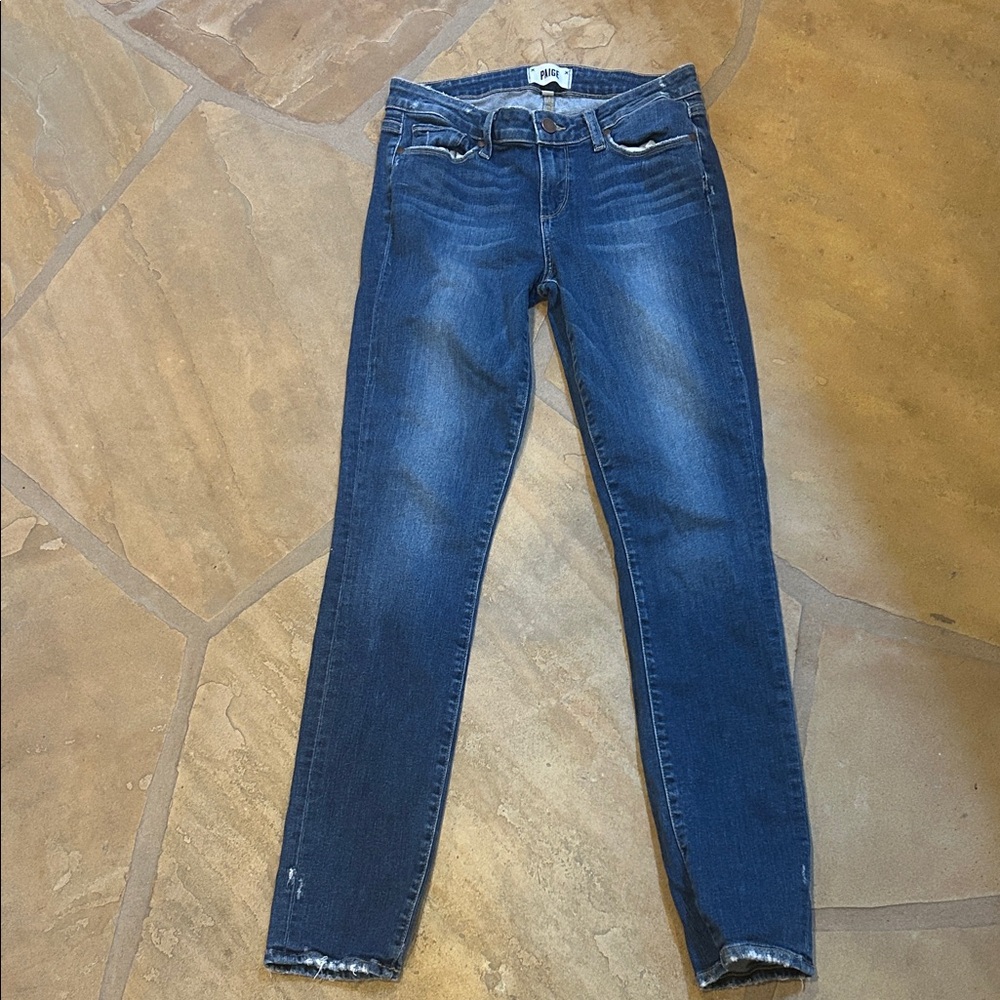 PAIGE dark wash jeans